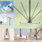 Microfiber Mop 18 in Large Flat Mops for Floor Cleaning with 4 Premium Pads Hardwood for Cleaning Wet Mop