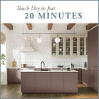 AMY HOWARD AT HOME Chalk-Based One Step Paint for Furniture, Cabinetry, Decor, Finish, and More | No Stripping, Sanding, or Priming | Medium Base | 16 Ounce | Kembel