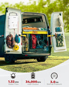 CAMPLUX Tankless Water Heater Outdoor, 1.32 GPM Portable Propane Camping Water Heater, 5L, AY132, White