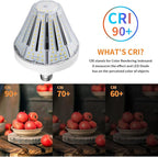 1200W Equivalent Led Corn light bulbs,18000 Lumen LED Corn Bulb 120W 5000K Daylight White Lamp,E26/E39 Medium Mogul Base,2-Pack Large Area Lights For Outdoor Indoor Garage Warehouse Factory Workshop