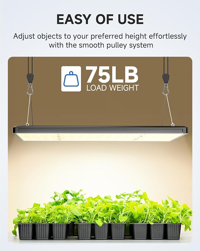 Fondwell 1/8" Adjustable Grow Light Hangers: 8 Pack of Tie Downs Rope - Small Ratchet Straps for Various Hanging and Strapping