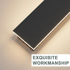 Aipsun 2 Pack Outdoor Wall Lights, 39.4inch Black LED Exterior Light Fixtures Wall Mount, Modern Porch Lights Wall Sconce, Long LED Linear Outside Lighting for Garage, Front Door 3000K