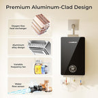 CAMPLUX Propane Tankless Water Heater, Instant Hot Water Heater, 3.18 GPM On Demand, Propane, Indoor, Black