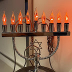 C18 Flickering Flame Light Bulbs, 1W C7 E12 Incandescent (12 Pack), UL Listed 2200K Orange — Candelabra Flicker Bulbs for Halloween Night Lights, Window Candles, Chandeliers, C7 Replacement