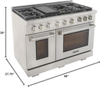 Kucht KFX4800X-S Gas Range, Stainless Steel