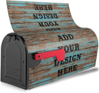 Custom Personalized Mailbox Covers Add Photo Picture Family Name House Address Text Magnetic Mail Cover for Home Garden Yard-19