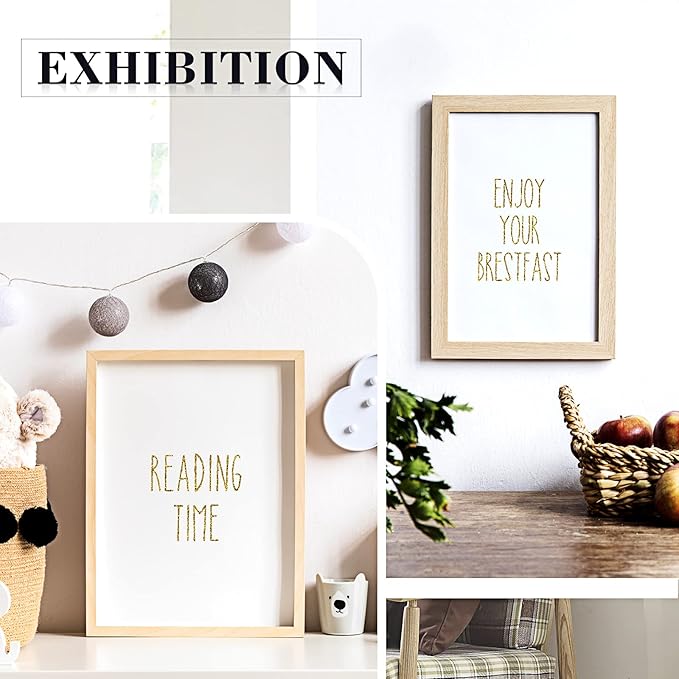 8 Sheets Vinyl Letter Stickers Waterproof Self Adhesive Letter Numbers Alphabet Modern Mailbox Numbers Sticker for Back to School DIY Mailbox House Home Business Address(1 Inch,Gold)