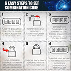 Jekosa® JKE/50 [Weatherpoof] Heavy Duty Combination Lock Outdoor - Lock with 4 Digit Code [No Key] - Ideal for Gate, Shed, Fence