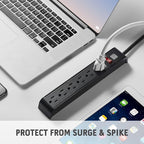 Power Strip, Multi-Outlet Surge Protector (4 FT)