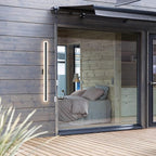 LamQee 47.2 Inch Long Outdoor Wall Lights Modern Exterior Lighting Fixtures for House, Waterproof 3000K 38W 1900LM LED Linear Outdoor Wall Sconces Lighting for Porch Patio Garage Door Yard Indoor