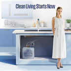 Westinghouse Electric Mini Tank Water Heater - 2.5 Gallon Point of Use Instant Hot Water 120V 1440W - Small Hot Water, Under Sink - Wall or Floor Mounted, Easy to Install, UL Listed