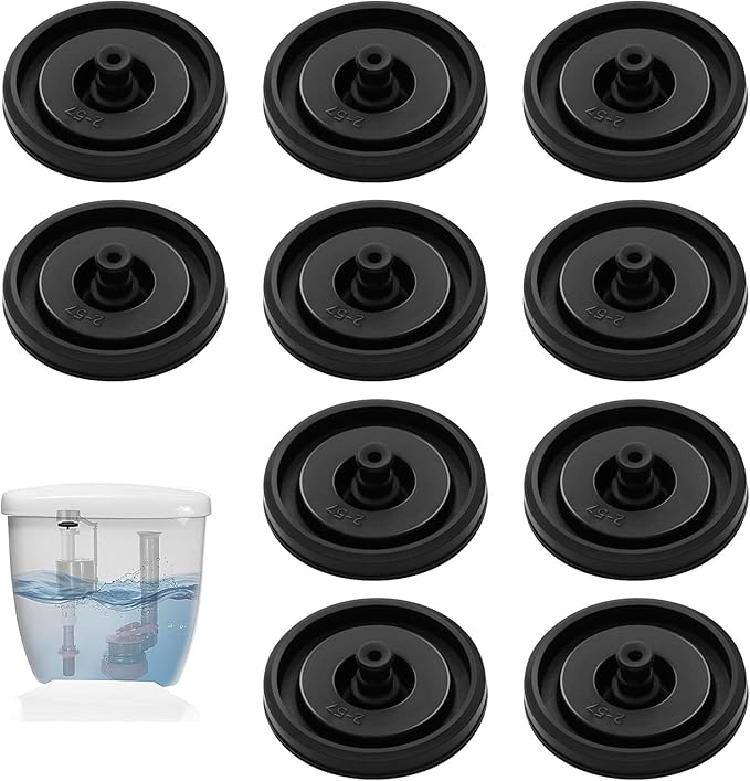 Toilet Fill Valve Seal Replacement Part Compatible with Fluidmaster 200,242, 400 and 747 Toilet Tank Fill Valve Parts,for Kohler 83143 (10 pack)
