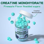 Creatine Monohydrate Gummies 5000mg for Men & Women, Creatine Monohydrate for Muscle Strength, Muscle Builder, Energy Boost, Pre-Workout Supplement(120 Count)-Blueberry Flavor