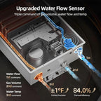 MIZUDO Tankless Water Heater Propane Outdoor Installation Max 5.1 GPM 120,000 BTU CSA Certified Constant Temp High Power On Demand Hot Water Heater for Big Family Whole House, Gen 2