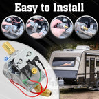 GC10A-4E 92089 RV Water Heater Gas Valve Fits for Atwood 10 Gal Water Heaters with Rogers Solenoid RV Parts Replaces G10-1E, G10-3E, GC10-1E, GC10A-2E，93844, 93870, 93321, 92078