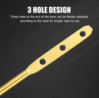 Compatible with TOTO Toilet Handle Replacement Parts Kit, Universal THU068#CP Trip Lvr for St743S Side Mount Toilet Flush Tank Lever Handle for TOTO Kohler Toilet Tank, 1-Pack Brushed Silver