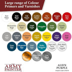 The Army Painter Colour Primer Alien Purple, 400 mL Acrylic Spray Primer, Spray Paint Basecoat for Miniature Priming, Tabletop Roleplaying, Boardgames, and Wargames Miniature Modelling