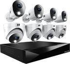 Night Owl 2-Way Audio 12 Channel DVR Video Home Security Camera System with 8 (4 Bullet 4 Dome)- 12 Channel 8 wired channels, 4 wireless wifi compatible)