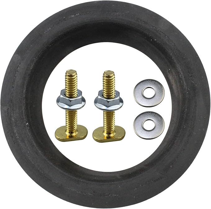 Toilet Closet Bolt Kit fit for Thetford Aqua Magic IV V VI Style Lite Aqua Magic Style Plus 3in Universal Toilet Closet Flange Seal kit,Closet Bolt Kit Toilet Parts Flange Seal Nuts 12524