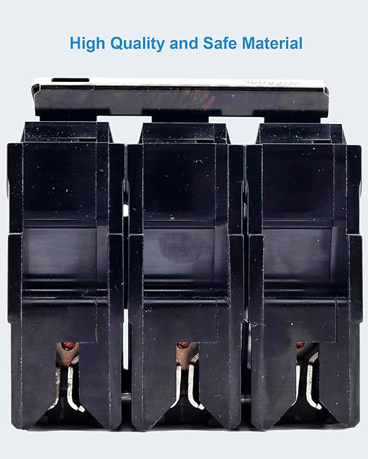 60 amp 3 Pole Breaker Plug-in Mount Type THQL Feeder Molded Case Circuit Breaker 120/240V AC, Compatible with GE Thick Series and Q-Line Series Load Centers