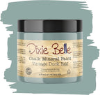 Dixie Belle Paint Company Chalk Finish Furniture Paint - Vintage Duck Egg (16oz) - Matte Light Blue Chic Chalk Mineral DIY Furniture Paint