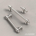 Alzassbg 10 Pack Brushed Satin Nickel Cabinet Pulls, 10 Inch(254mm) Hole Centers Cabinet Handles Kitchen Hardware Straight Bar for Cabinets and Drawer AL3505SN