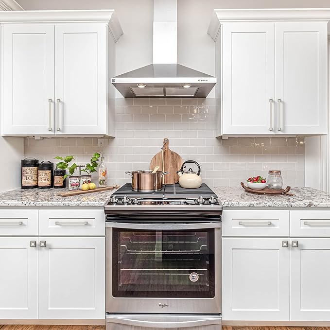 10 Pack 6.25 Inch Brushed Satin Nickel Cabinet Pulls - Kitchen Cabinet Hardware and Handles for Cabinets and Cupboards