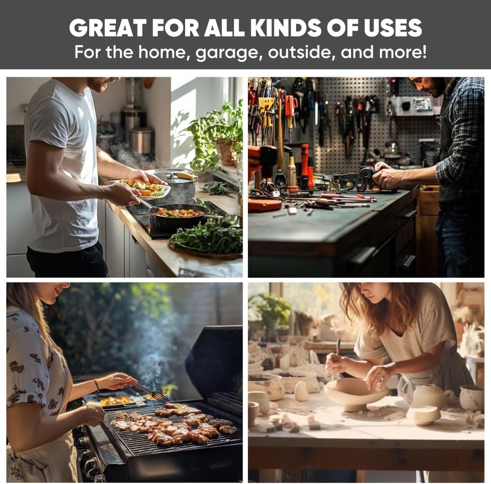 Blue Microfiber Shop Towels | MWipes Reusable Shop Rags | 50 Rags in a Box (400 Count) | Super Absorbent, Machine Washable Hundreds of Times | Automotive, Paint, Industrial, Detailing