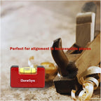 Mini Magnetic Portable Level, 1 Vial Compact Horizontal Vertical Level Tool, 2.5" Smart Pocket-Sized Shock-resistant Ruler