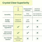 Good Natured Brand All-Purpose Cleaner Concentrate | Multi-Surface Cleaner | Natural Lemon Essential Oil | Multipurpose Cleaner Concentrate All Surfaces | Lemon Love | 16oz makes 256oz