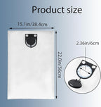 3931 3931A Vacuum Filter Bags Replacemen for Wet/Dry Dust Collector/vacuum Cleaner Model，VAC013, White, Pack of 10