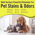 Multi-Purpose Probiotic Enzyme Cleaner, (1 gallon, Citrus) - Pet Stain and Odor Remover - Concentrated - Professional & Home Strength Drains, Floors, Bathrooms, Toilets Trash Can, Made in USA