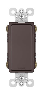 Legrand radiant TM874DBCC6 15 Amp Rocker Wall Switch, 4-Way Decorator Light Switches, Dark Bronze (1 Count)