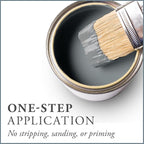 AMY HOWARD AT HOME Chalk-Based One Step Paint for Furniture, Cabinetry, Decor, Finish, and More | No Stripping, Sanding, or Priming | Medium Base | 32 Ounce | Park Avenue