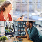 [2-in-1 CAM] XMARTO 16CH Security Camera System Outdoor Wireless, 12pcs 2-in-1 Cameras, 16CH 4K Long Range WiFi 6 Surveillance DVR NVR Kit, Pan Tilt Zoom 4MP QHD Home CCTV Camera Set w. 1TB Hard Disk