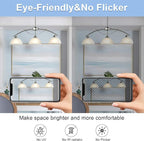 VOLIVO 24 Pack A19 LED Light Bulbs, 4000K Nature White, 9W(60W Equivalent), 800 Lumens, E26 Standard Base, Energy Saving LED Bulb, Non-Dimmable, UL Listed and FCC Certified, for Bedroom Living Room