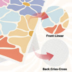 Boho Floral Swedish Dishcloths for Kitchen, 6PCS Retro Groovy Swedish Dish Cloths Gift Set, Reusable Absorbent Cellulose Sponge Dish Towel for Home Cleaning(7.8 X 7 Inches)