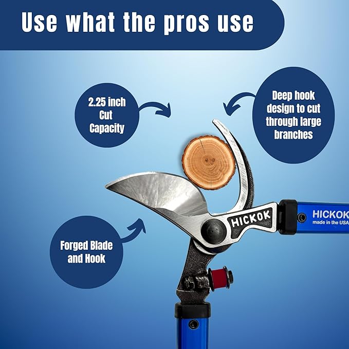 Heavy Duty Loppers for Tree Trimming – 30" Branch Cutter & Pruning Shears with Long Handle | Lightweight Aluminum Tree Trimmer | Professional-Grade Pruner Made in USA