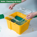 Voomey 9 Inch Paint Bucket - Paint Roller Kit with Bucket Liner, Includes Roller Frame & Microfiber Covers, Professional Wall Painting & DIY Projects