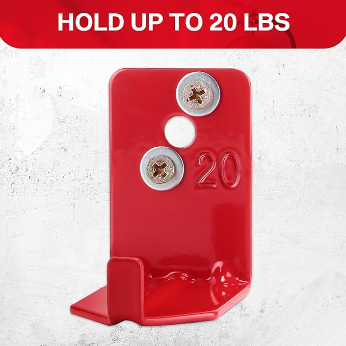 Queekay 20 Pack Fire Extinguisher Mount Universal Bracket 5 to 40 lb Fire Extinguisher Holder Wall Hook Hanger(Novelty Style)