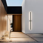 LamQee 63 Inch Long Outdoor Wall Lights Modern Exterior Lighting Fixtures for House, Waterproof 3000K 48W 2400LM LED Linear Outdoor Wall Sconces Lighting for Porch Patio Garage Door Yard Indoor