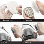 RANKSING Reusable Respirator Full Gas Mask Full 6800 with Filters for Dust, Asbestos, Chemicals while Painting, Spraying