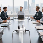 Flat Plug Power Strip Surge Protector with 12 AC Outlets 6 USB Ports 3 Side Multi Plug Outlet Extender 5 Ft Extension Cord for Home Office Kitchen Dorm Wall Desk Charging Station ETL Listed