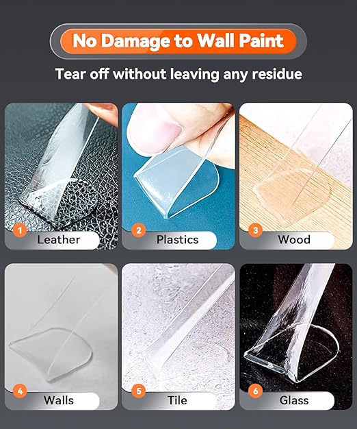 480 Pcs Removable Gel Mounting Putty for Museum Action Figures, Clear Glue Earthquake Putty, Double Sided Sticky Tape Adhesive Dots, 0.31" x 0.51"