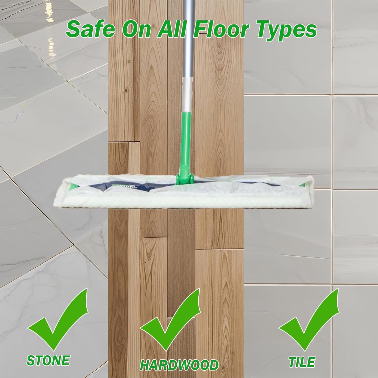 XL Dry Sweeping Cloth Refills for Swiffer Sweeper X-Large Mop, XL Disposable Dry Pads Refills, Pet Hair Dust Heavy Duty Dry Floor Cloth Refills for Floor Sweeping and Cleaning, 60 Count