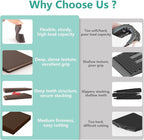 Furniture Leveler 12pcs Kit Size Variety | Multi-Purpose Rubber Shim for Leveling Feet Stable | Anti-Wobble Pad for Uneven Table, Dresser Leg, Toliet and More Furniture | Prevent from Wobbling