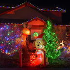 KGC 50Pack C7 Christmas Light Bulb, C7 Shatterproof LED Bulbs for Christmas Outdoor String Lights, 0.6W 7W Incandescent Equivalent 50LM, E12 Base Commercial Grade Holiday Bulbs - Multicolor