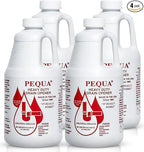 PEQUA INDUSTRIES 64 oz Pequa Heavy Duty Drain Opener - Powerful, Non-Acid, Fast-Acting Formula, Safe for All Pipes, Industrial strength Drain Cleaner for Sinks, Tubs, Septic Tanks (Pack of 4)