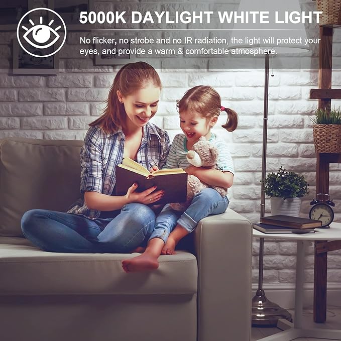 1000W Equivalent LED Corn Light Bulbs, 2 Pack 100W Led Corn Bulb 5000K Daylight White E26 E39 for Large Area Lighting, Warehouse，High Bay Lighting Wide Application