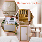 GSCIT Club Gold Edge Banding, 1/2 Inch x 25ft Aluminum Brushed Edge Banding Brass PVC Edge Trim for Cabinet Repair